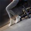 Atmungsaktive kleine weiße High-Top-Schuhe Damen Frühjahr 2025 Sportliche flachsohlige Einzel-Schuhe Damen Rundkopf Leder Damen Schuhe Tide dicke Sohle