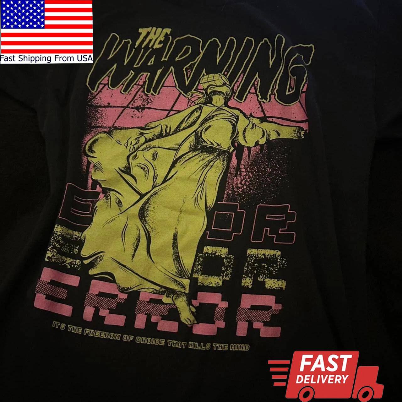 

Vintage The Warning Band ERROR Shirt Unisex Concert S to 5XL S