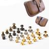 10pcs Round Hat Bag Brass Nail Leather Craft Monk Head Screws Clothes/Bag/Shoes Garment Rivets
