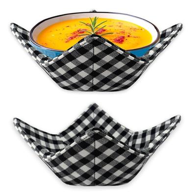 1 Stück Mehrzweck-Schüsselhalter Mikrowellengeeigneter Schüsselhalter Hitzebeständiger Heißschüsselhalter Schüssel-Topflappen für Mikrowelle