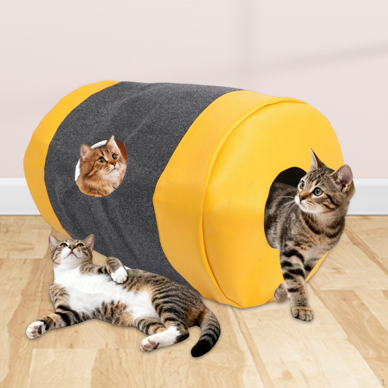 

Cat Play Bag Rug,Multifunctional,Interactive Cave,Sleeping Bag,Foldable,Cat Tunnel for Running