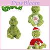 Grinch Noël Chefs Déguisement Jouets en Peluche Poupées en Peluche Cadeau pour Enfants Doux Câlin
