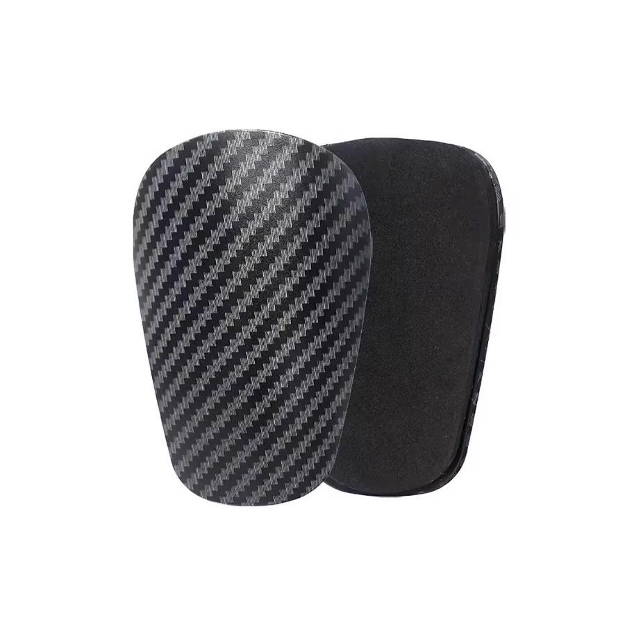 Mini Caneleiras de Futebol com Imitação de Carbono - Equipamento de Treino Protetor