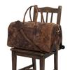 Handmade Leather Trolley Duffel Bag Mens Travel Duffel On Wheels Carry On Cabin Luggage Overnight Duffel Christmas Gift for Men and Women
