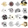 Igame Men Cuff Links Gamble Casino Series Roulette Dice Poker Jeton Design Fashion Cufflinks Wholesaleretail