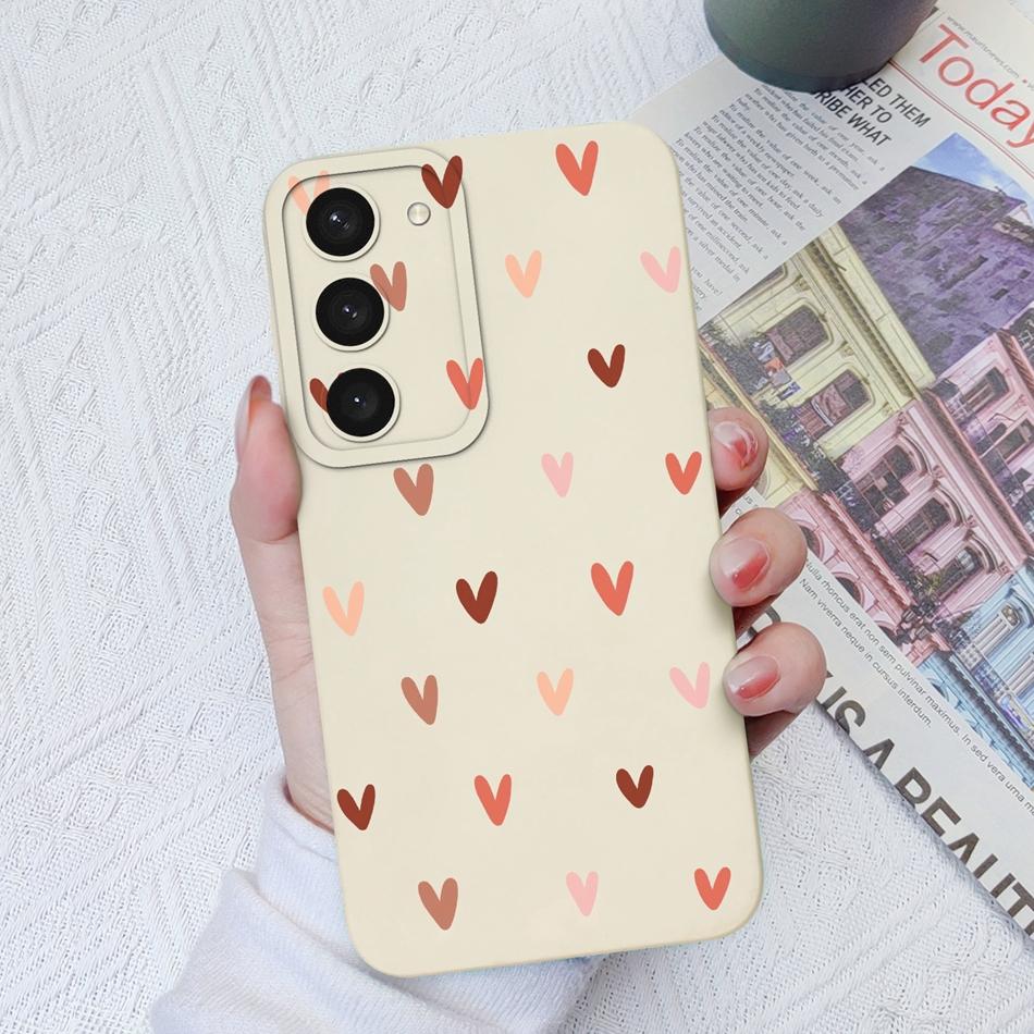 For Samsung S23 Ultra Plus FE Phone Cases Fashion Camera Protection Original Soft Liquid Silicone Cover For Samsung S 23 Shell