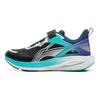 Li Ning Kids Kunpeng Fashion Versatile Rebound Support Low-Top Running Shoes Kids Running Shoes Black Silver YKFU094-3