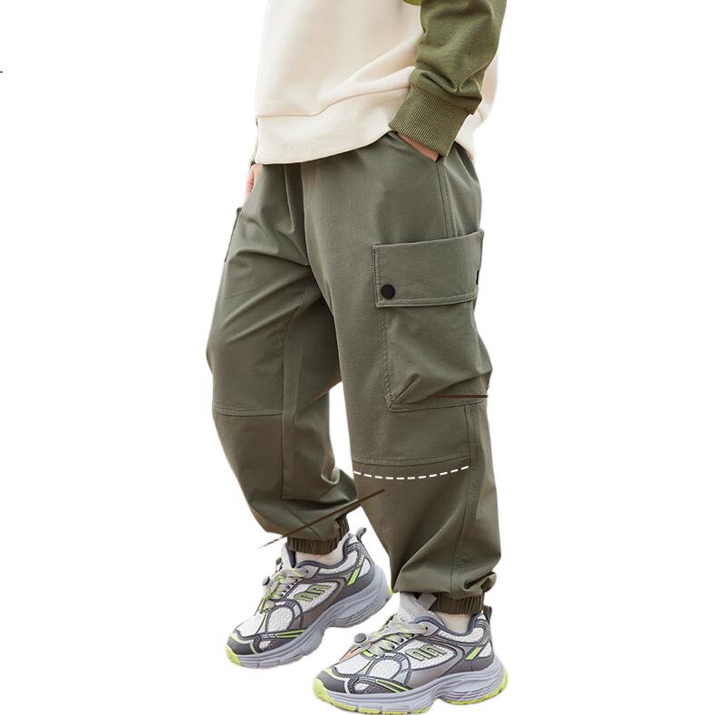 PEPCO Children's Sports Pants, 2026 Spring New Style, Girls' Lightweight Cargo Pants, Spring And Autumn Boys' Outdoor Waterproof Hiking Trousers