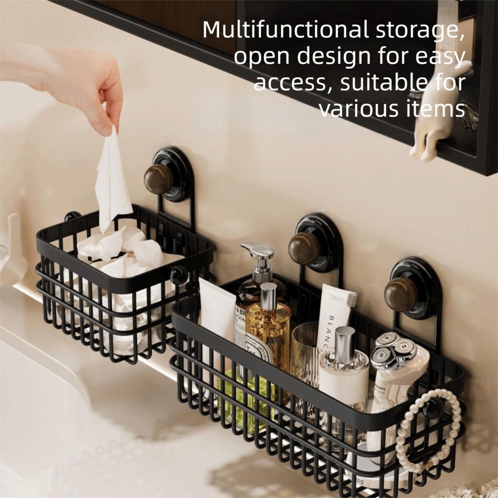 Rostfreie Hänge-Küchenkörbe Saugknopf Hänge-Zwiebelaufbewahrungsbox Gemüse