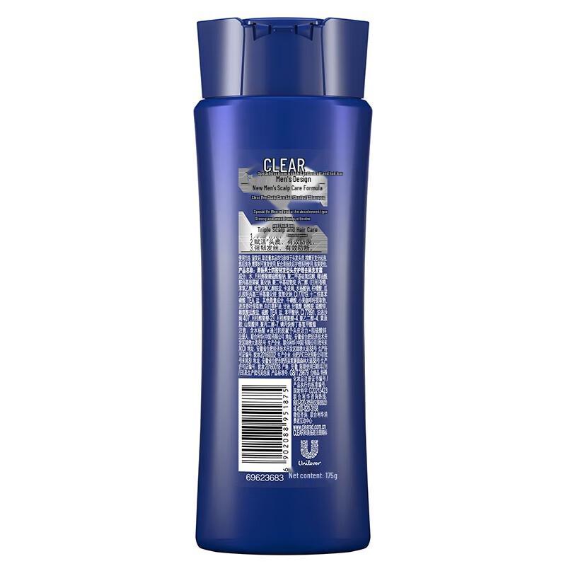 שמפו קליר לגברים נגד קשקשים ונגד נשירת שיער