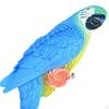 Colorful Feather Parrot Macaw Ornaments Animal Model Decoration Art Simulated Statue for