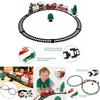 Vibrant Electric Led Musical Train And Track Set For Kids Christmas Gift Home Decor
