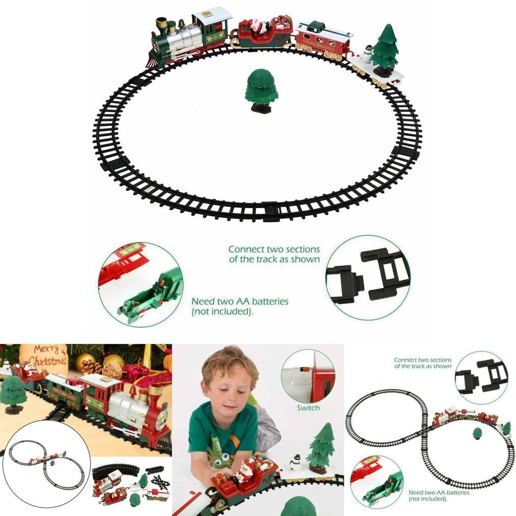 Vibrant Electric Led Musical Train And Track Set For Kids Christmas Gift Home Decor