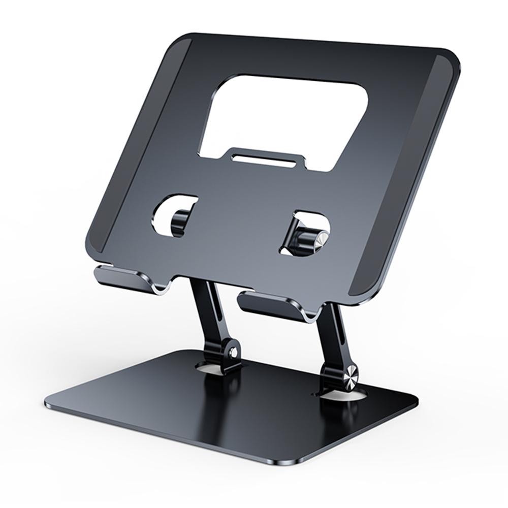 J18S Alloy Steel Live Streaming Phone Tablet Stand 360 Degree Rotation Desktop Holder