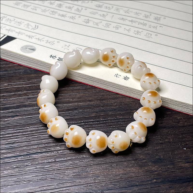 Charcoal-fired Cat Claw Bracelet Engraved Bracelet Student Finger-wrapping Jewelry