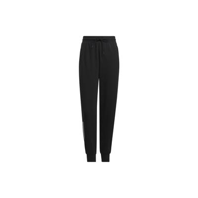 Must Haves Dk Pants Three Stripes Drawstring Cuffed Knit Joggers Women Bottoms Black IS4941