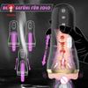 Electric Masturbator Cup Sex Toy for Men 5 Suction Pocket Pussy Masturbators with 3D Realistic Vagina Pussy Male Penis Blowjob
