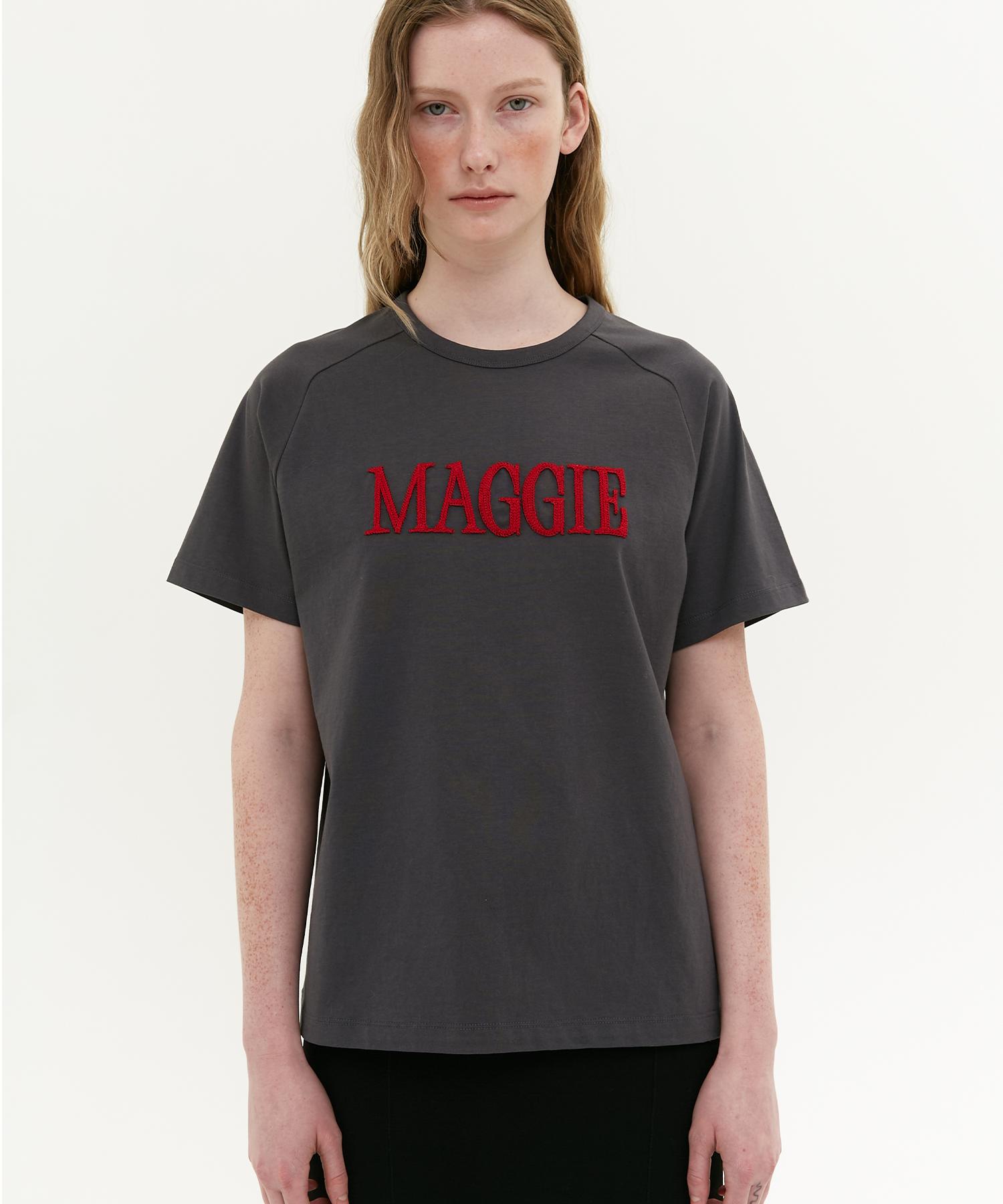 Maggie Signature T-Shirt (Charcoal) Charcoal
