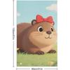 Artistic Cute Capybara Beach Towel, Summer Animal Pattern Quick Dry Absorbent, Large Sandproof Travel Pool Essentials