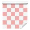 Coral Checkerboard Wallpaper, Coral Background for Living Room and Bedroom 50x1000