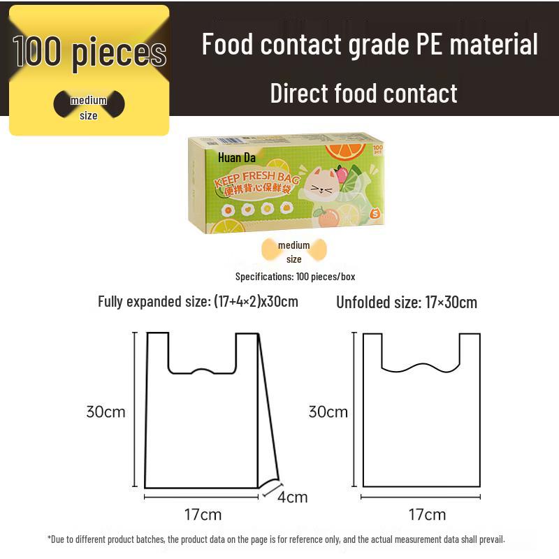 Chui Da Huang Disposable Food Storage Bags