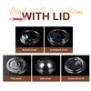 10Pcs Clear Plastic Cup With Strawless Lids Disposable Cups For Iced Coffee Or Juice Party Smoothie Milkshake Cold Drinks