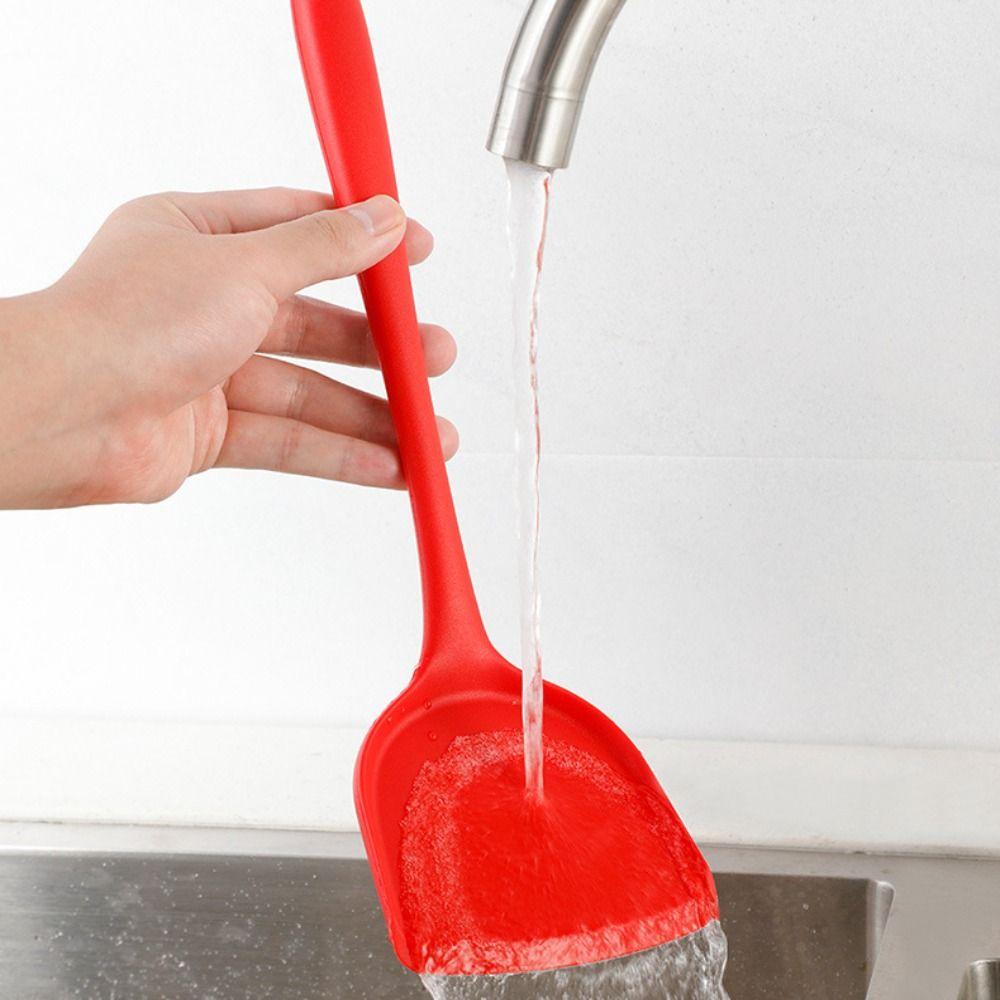 1/7PCS Silicone Non-stick Cookware Tools Red Pot Shovel High Quality Cooking Spoon  Cooking