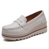 Damesko Fritidssko Dame Flate Sko Loafers Slip on Damesmokasiner Pustende Dame Platform Sneakers Zapatos Mujer