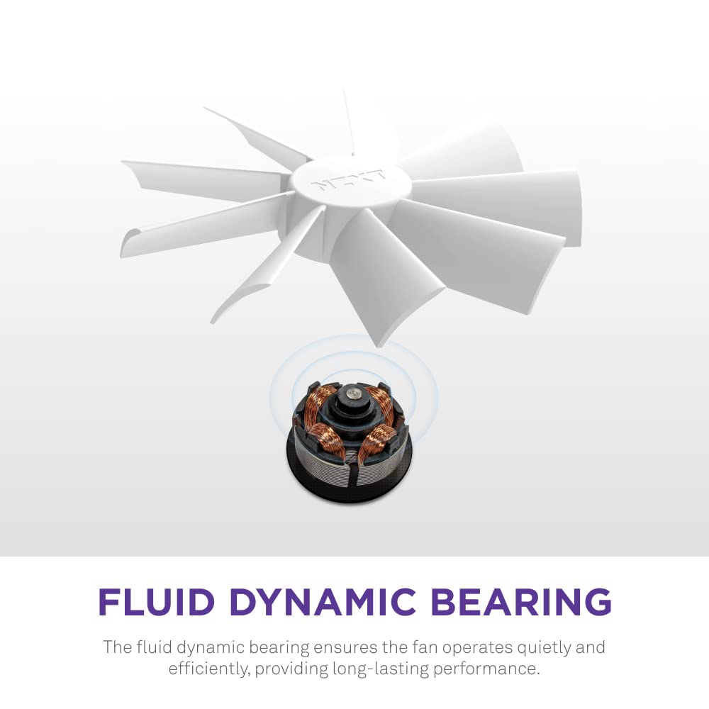 NZXT F120 RGB DUO TRIPLE PACK & RGB Controller [White] PC Case Fans (3 Fans) RF-D12TF-W1 FN1831