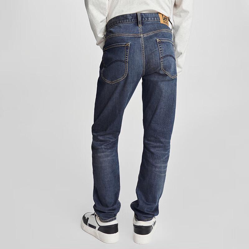 Lee Men's Tapered Brushed Warm Jeans