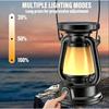 USB Rechargeable Camping Lantern Portable Hanging Tent Light Solar Charging 3000-5000K Stepless Dimming Outdoor Lamp