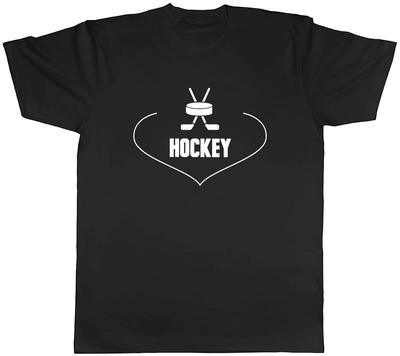 Liebe Eishockey Herren Unisex T-Shirt