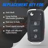 Car Key Fob Keyless Entry Remote Control Replacement for VW Volkswagen Jetta Passat 2017 2018 2019 FCC ID:NBGFS93N P/N:5K0837202BP MQB Chip 3+1