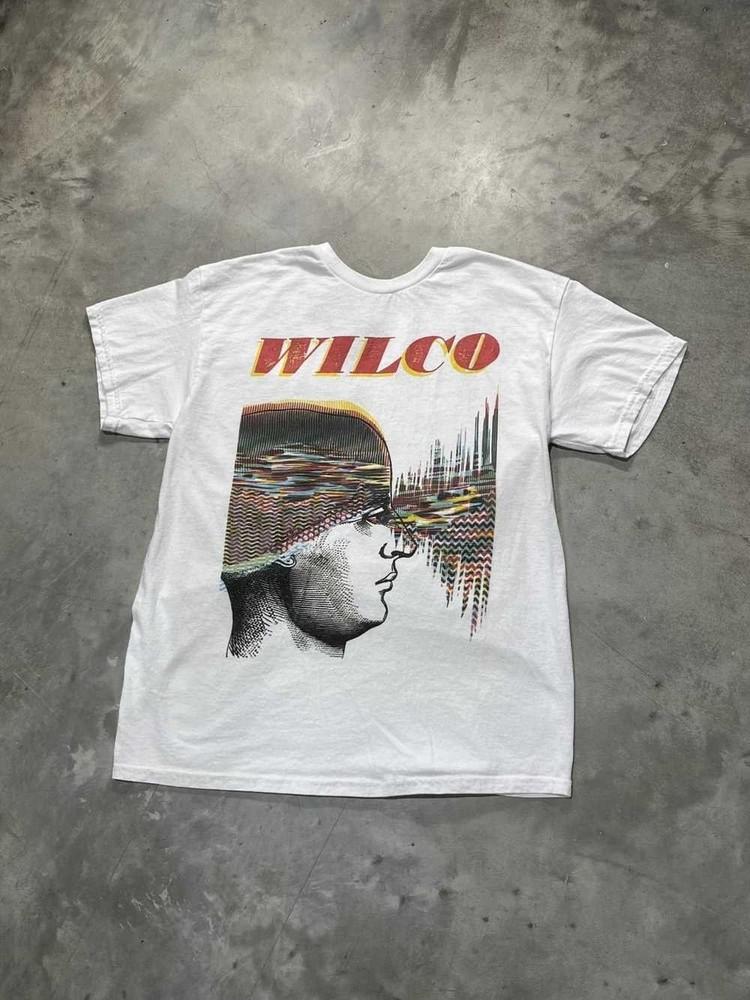 Vintage Wilco Band White Shirt Unisex Concert S to 5XL DO533 Unisex T-Shirt S