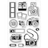PVC Plastic Clear Stamps for DIY Scrapbooking Photo Album Decorative Cards Making Camera 160x110mm
