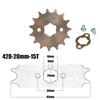 428# 20mm 10 11 12 13 14 15 16 17 18 19 T Teeth Front Engine Chain Sprocket For Dirt Pit Bike Monkey ATV Quad Go Kart