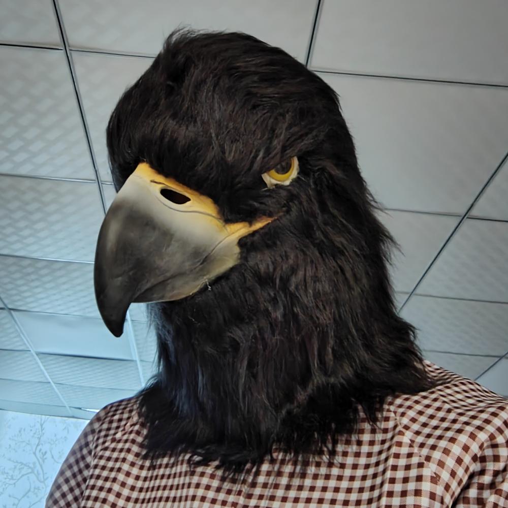 Nová maska Hawk Eagle Bird Pokrývka Halloween Kostým Party Cosplay Rekvizity Orlí masky Party Karneval Festival Oblékání Prop