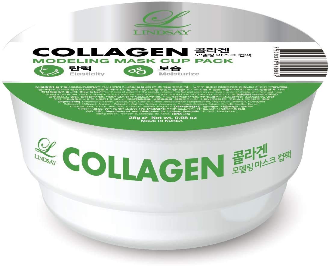 Lindsay Modeling Mask Cup Pack [3EA] 28g3EA #Collagen [Product]
