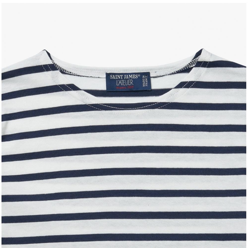 SainT James Kids T shirT Modern sTripe Neige Marine