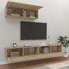 VidaXL Ensemble de meubles TV 3 pcs Chêne sonoma Bois d'ingénierie 3114480