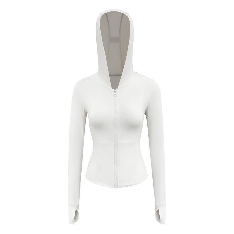 Women's UPF50+ Ice Silk Hooded Sunscreen Jacket - Summer Sports Outdoor Anti-UV Protection Top