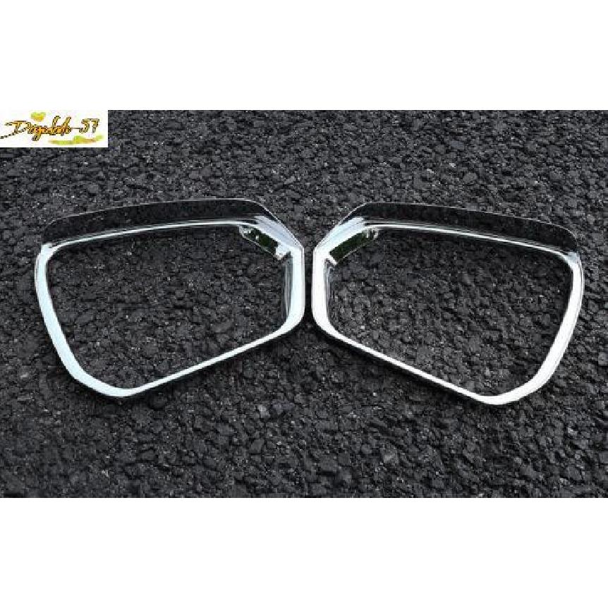 2X Fit For Chevrolet Equinox 2018- Chrome Rear View Mirror Sun Rain Guard