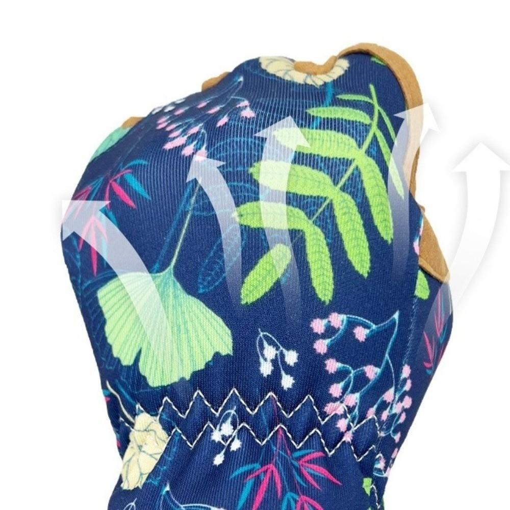 Anti-Tangle Leather Gloves Microfiber Work Gloves Multifunctional Thorn-Proof Gloves  Planting