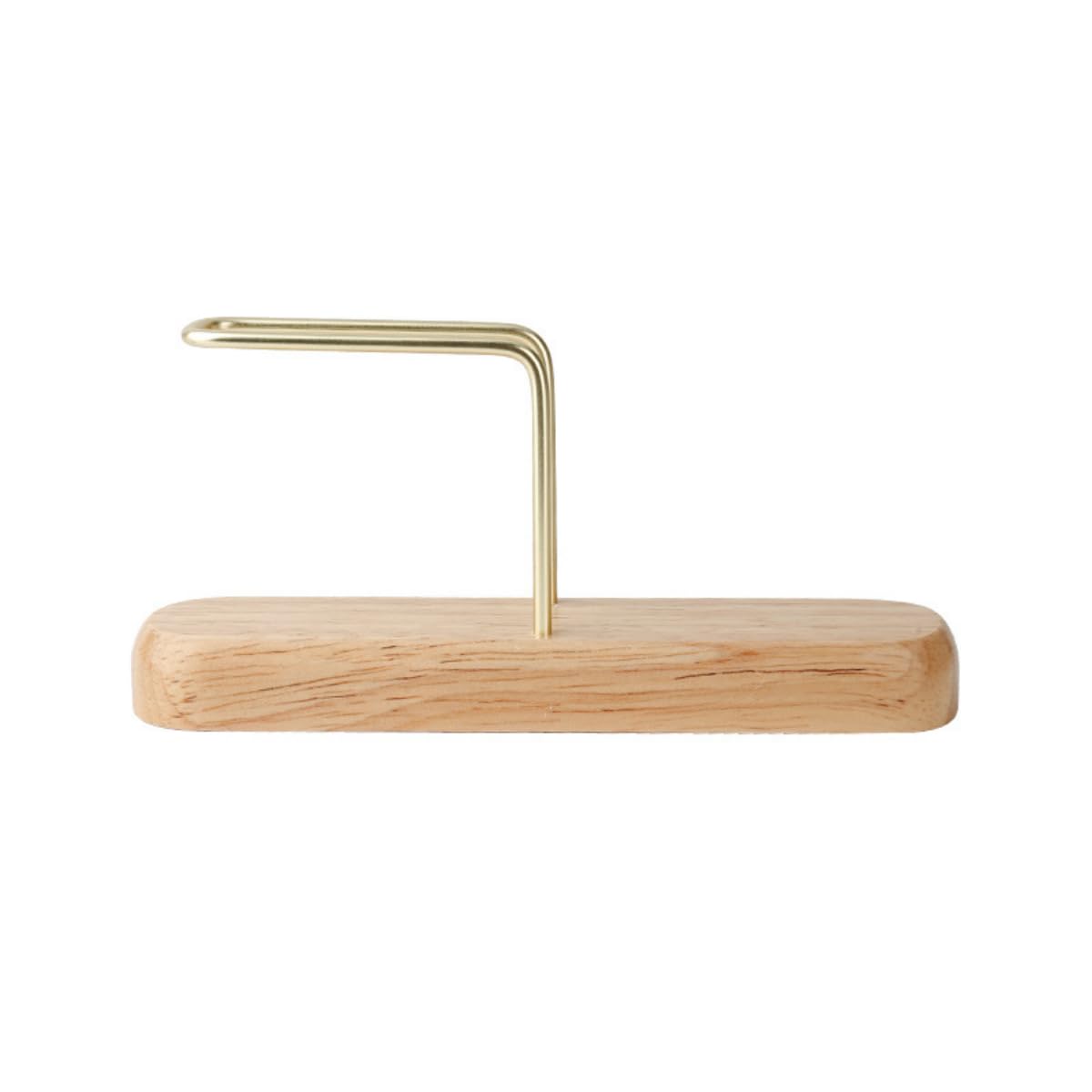 

RYUBOF [Подставка для чехла для кофейных фильтров] Стильный деревянный и латунный держатель для чехла для кофейных фильтров для конических и трапециевидных кофейных фильтров, бумажный фильтр для кофе