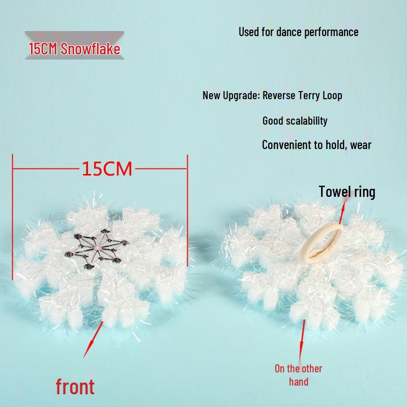 3D Foam Snowflake Dance Props & Christmas Hanging Ornaments