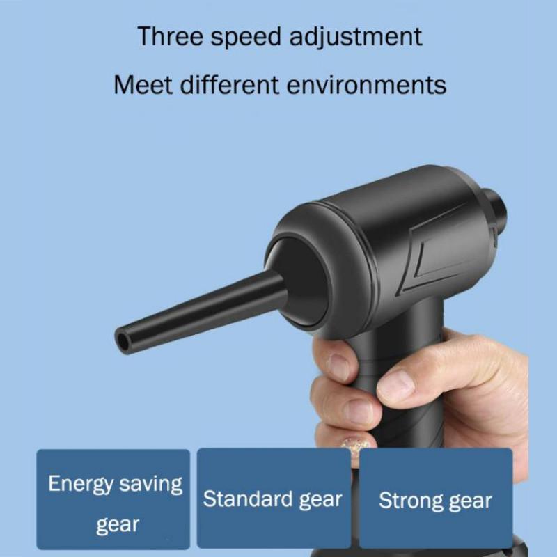 Multifunktionaler Handstaubsauger Kabelloser, leistungsstarker Staubbläser Haushaltssauger und -bläser 2-in-1-Staubsammler