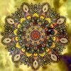 Full Round Drill Diamond Painting &quot;Religious Mandala&quot; DIY Picture of Rhinestone 5D Diamond Embroidery Cross Stitch Decor
