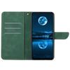 HT05 For Samsung Galaxy A36 5G Case Skin-Touch Lines PU Leather Flip Phone Cover