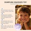 Bun Squeeze Toy Slow Rebound Stress Relief Fidget Soft Silicone Realistic Steamed Bun Decompression Gadget