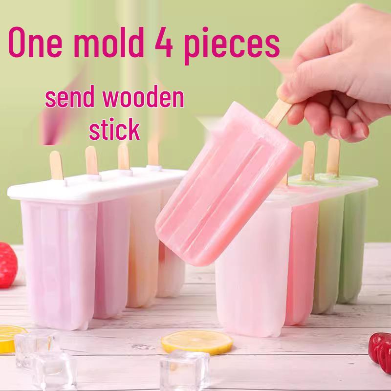 Sommarform för barn för glass och glasspinnar för hemgjorda frysta godsaker